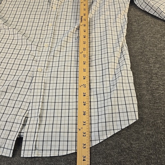 G/Fore Performance Shirt Men's 2XL White Long Sleeve Button Up Stretch Golf - Picture 7 of 9